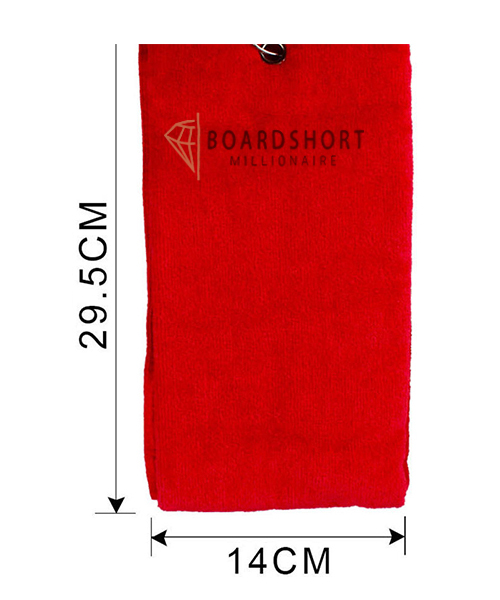 Sports Golf Towel With Clip Hook